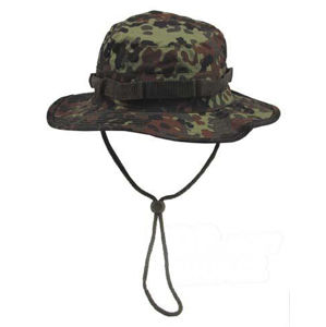 Klobúk MFH® US GI Bush Hat Rip Stop - flecktarn (Farba: Flectarn, Veľkosť: S)