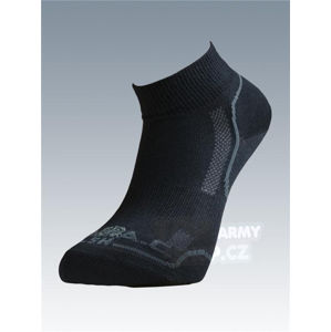 Ponožky so striebrom Batac Classic short - black (Farba: Čierna, Veľkosť: 3-4)