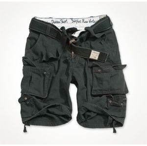 Krátke nohavice RAW VINTAGE SURPLUS® Division Shorts - čierne (Farba: Čierna, Veľkosť: S)
