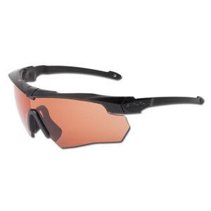 Ochranné strelecké okuliare ESS® Crossbow Suppressor One – Čierna, Hi-Def Copper (Farba: Čierna, Šošovky: Hi-Def Copper)