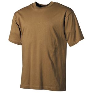 Bavlnené tričko klasického štýlu US army MFH® s krátkym rukávom - coyote (Farba: Coyote, Veľkosť: XXL)