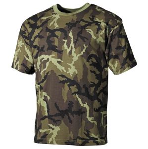 Bavlnené tričko klasického štýlu US army MFH® s krátkym rukávom - vzor 95.-CZ (Farba: Vzor 95 woodland, Veľkosť: XXL)