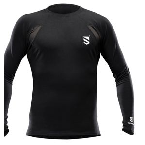 Funkčné tričko Scutum Wear® Alex dlhý rukáv - čierne (Farba: Čierna, Veľkosť: XS)