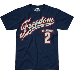 Pánske tričko 7.62 Design® 2nd Amendment Freedom - modré (Veľkosť: S)