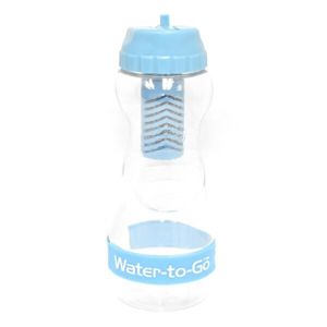 Fľaša s filtrom Water-to-Go™  GO! 50 cl - modrá (Farba: Modrá)