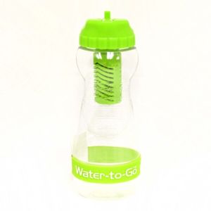 Fľaša s filtrom Water-to-Go™  GO! 50 cl - zelená (Farba: Zelená)