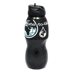 Fľaša s filtrom Water-to-Go™  75 cl - čierna (Farba: Čierna, Varianta: klasická)