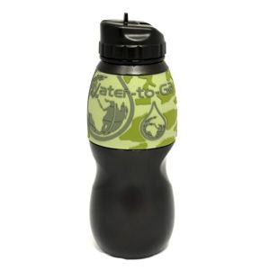 Fľaša s filtrom Water-to-Go™  75 cl - jungle (Farba: Zelená, Varianta: jungle)