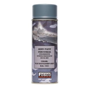 Farba ARMY v spreji 400 ml FOSCO® - Battle Ship Grey (Farba: Battle Ship Grey)