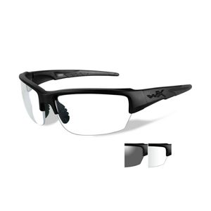 Strelecké okuliare Wiley X® Saint, súprava - čierny rámček, súprava - číre a dymovo sivé šošovky (Farba: Čierna, Šošovky: Číre + Dymovo sivé)