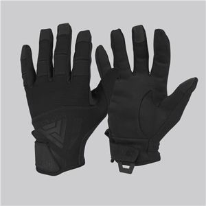 Strelecké rukavice DIRECT Action® Hard - čierne (Farba: Čierna, Veľkosť: M)