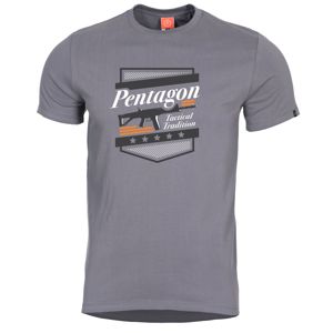 Pánske tričko PENTAGON® ACR - čierne (Farba: Wolf Grey, Veľkosť: 3XL)