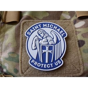 Nášivka Saint Michael Protect US JTG® - modrá (Farba: Modrá)