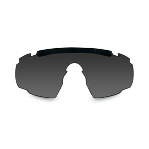 Náhradné sklo pre okuliare Saber AD Wiley X® - dymovo sivé (Farba: Čierna)