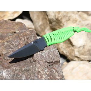 Nůž s pevnou čepelí ANV® P100 – Černá (Farba: Čierna, Varianta: Čierna čepeľ - DLC)