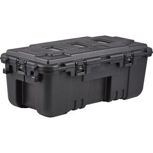 Prepravný box s kolieskami a pántmi Plano Molding® Storage Trunk - čierny (Farba: Čierna)