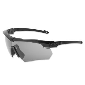 Ochranné strelecké okuliare ESS® Crossbow Suppressor One – Čierna, Dymovo sivé (Farba: Čierna, Šošovky: Dymovo sivé)