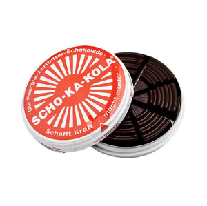 Energetická čokoláda hořká Scho-ka-kola® 100 g – Horká - červená (Farba: Horká - červená)