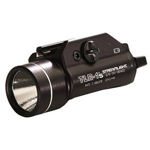 Zbraňové LED svietidlo TLR-1s Streamlight® – Čierna (Farba: Čierna)