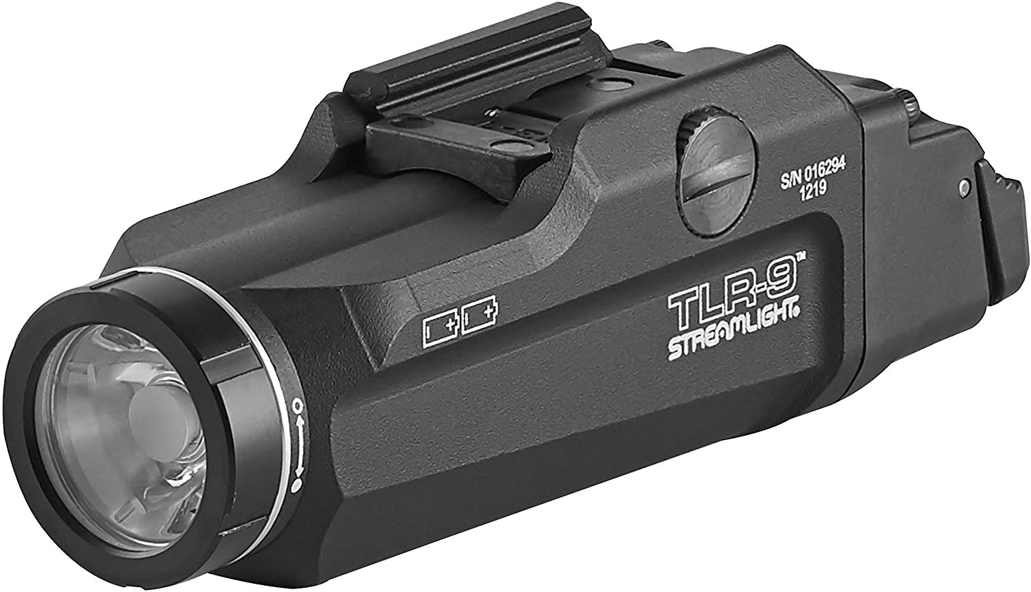 Zbraňové LED svietidlo TLR-9 Streamlight® – Čierna (Farba: Čierna)