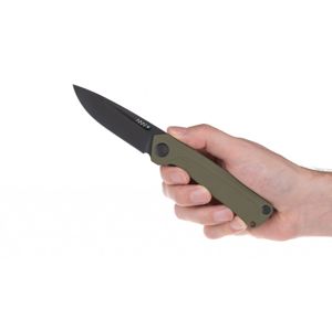 Zatvárací nôž Z200 G10 Liner Lock ANV® - farba rukoväte: Olive Green, DLC čierna čepeľ (Farba: Olive Green , Varianta: DLC ČERNÁ ČEPEL)