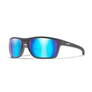 Slnečné okuliare Kingpin Wiley X® (Farba: Čierna, Šošovky: Modré polarizované)