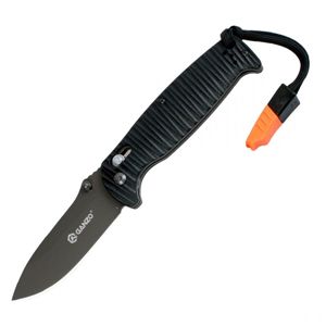 Zatvárací nôž G7413P-WS Ganzo® – Čierna, Čierna (Farba: Čierna, Varianta: Čierna)