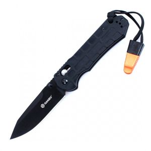 Zatvárací nôž G7453P-WS Ganzo® – Čierna, Čierna (Farba: Čierna, Varianta: Čierna)