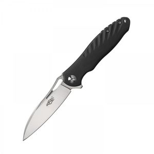 Zatvárací nôž Firebird FH71 Ganzo® – Strieborná čepeľ - Satin, Čierna (Farba: Čierna, Varianta: Strieborná čepeľ - Satin)