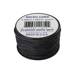 Padáková šnúra Micro Cord (125 ft) ARM® – Čierna (Farba: Čierna)