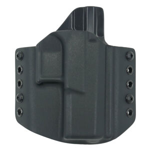 OWB CZ P-10 C - vnější pistolové pouzdro s polovičním SweatGuardem RH Holsters® – Černá (Farba: Čierna, Typ uchycení: Kovový průvlek)