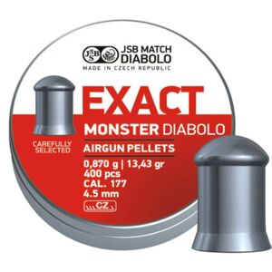 Diabolky Exact Monster 4.52 mm JSB® / 400 ks (Farba: Viacfarebná)