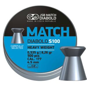 Diabolky Blue Match S100 4.5 mm JSB® 500 ks (Farba: Viacfarebná)