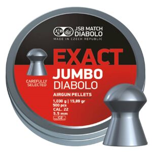 Diabolky Exact Jumbo 5.5 mm JSB® / 500 ks (Farba: Viacfarebná)