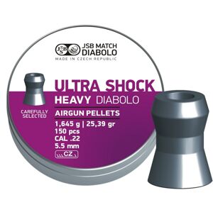 Diabolky Heavy Ultra Shock 5.5 mm JSB® / 150 ks (Farba: Viacfarebná)