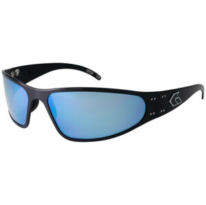 Slnečné okuliare Wraptor Polarized Gatorz® – Smoke Polarized w/ Blue Mirror, Čierna (Farba: Čierna, Šošovky: Smoke Polarized w/ Blue Mirror)