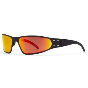 Slnečné okuliare Wraptor Polarized Gatorz® – Smoke Polarized / Sunburst, Čierna (Farba: Čierna, Šošovky: Smoke Polarized / Sunburst)