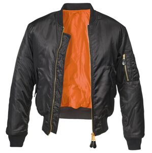 Zimná bunda MA1 Jacket Brandit® – Čierna (Farba: Čierna, Veľkosť: M)
