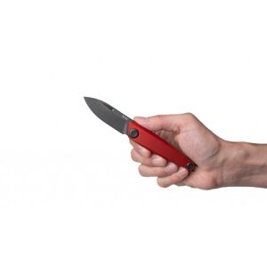 Zavírací nůž Z050 ANV® – Červená (Farba: Červená, Varianta: Čierna čepeľ - DLC)