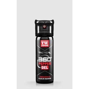 Obranný sprej Tactical Pepper - Gél TW1000® / 45 ml (Farba: Čierna)