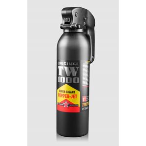 Obranný sprej Super Gigant Pepper - Jet TW1000® / 400 ml (Farba: Čierna)