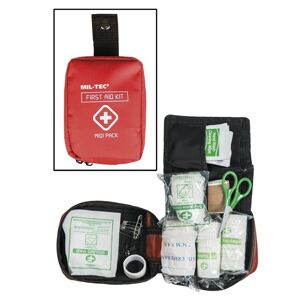 Sada prvej pomoci First Aid Midi Mil-Tec® – Červená (Farba: Červená)