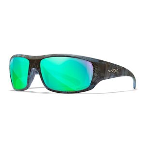 Slnečné okuliare Wiley X® Omega – rámeček Kryptek Neptune™, Captivate™ zelené polarizované mirror (Farba: Kryptek Neptune™, Šošovky: Captivate™ zelené