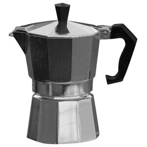 Hliníková Moka kanvica Espresso Origin Outdoors® – Strieborná (Farba: Strieborná, Veľkosť: 3)