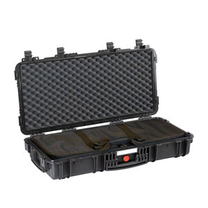 Odolný vodotesný kufor RED7814 Explorer Case®/s puzdrom (Farba: Čierna)
