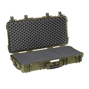 Odolný vodotesný kufor 7814 Explorer Case® / s penou – Zelená (Farba: Zelená)