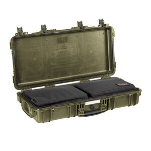 Odolný vodotesný kufor 7814 Explorer Case® / s puzdrom – Zelená (Farba: Zelená)