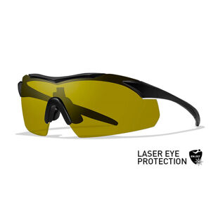 Ochranné strelecké okuliare Vapor 2.5 Laser Wiley X® – Green Tint, Čierna (Farba: Čierna, Šošovky: Green Tint)