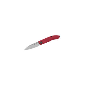 Zatvárací nôž Stella Real Steel® – Sivá čepeľ - Stone Wash, Červená (Farba: Červená, Varianta: Sivá čepeľ - Stone Wash)