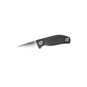 Zatvárací nôž CVX-80 Real Steel® – Strieborná čepeľ - Satin, Čierna (Farba: Čierna, Varianta: Strieborná čepeľ - Satin)